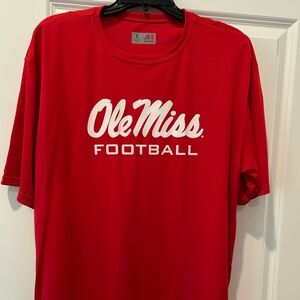 Ole Miss Football A4 Red Men's Shirt